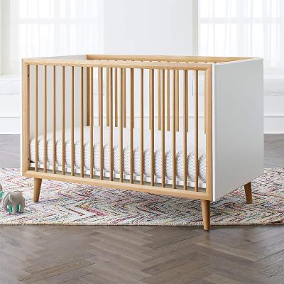 China Minimalist LM KIDS Royal Newborn Bedroom Baby Cribs Customized American Convertible Pine Adjustable Size Cheap Bedding for sale