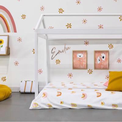 China Scandinavian LM KIDS House 2020 New Wood Single Bed Baby Canopy Bed Kids Play Tent Bed 2 ISO.CE Acceptable Scandinavian Wood Bedroom 2 Years. EN747 for sale