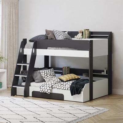 China (Others) LM CHILDREN adjustable boys and girls manufacturers wooden stairs double bunk beds for kids for sale