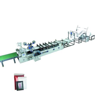 China Hotels High Capacity Full Automatic Laminated Kraft Air Bubble Film Bag Envelope Bag Making Machine for sale