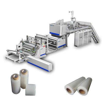 China Sheet High Quality Automatic Multiple Layer Extrusion Stretch Cling Film Making Machine for Plastic Film Extruder Line for sale