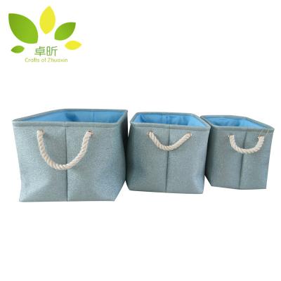 China Sustainable Home Large Clothes Baby Clothes Storage Basket Cotton Rope Basket for sale