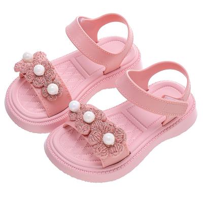 China Wholesale Cute Cartoon Baby Sandals Low Price Designer Kids Sandals For Girl Princess Kid Soft Slides And Female Sandals Baby High Quality Sandals for sale