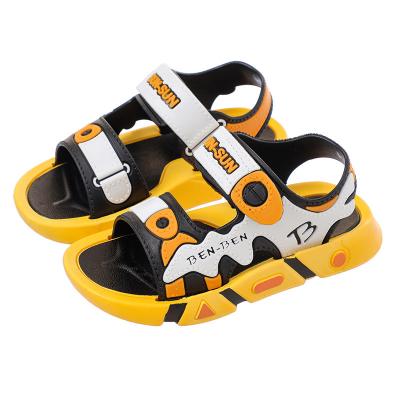 China Round High Quality Sandals For Kids Boy PVC Sandals Baby Shoes Size 24-35 Kids Plastic Boys for sale