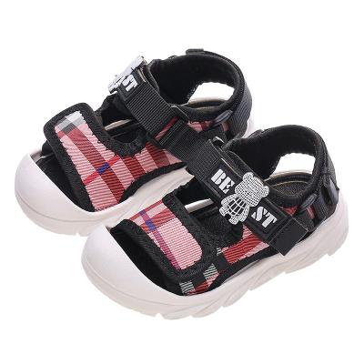 China Around 2023 Summer Anti-slip Sandals Kids Casual Shoes Soft Children Beach Sandals Closed Toe Kids Sandals for sale