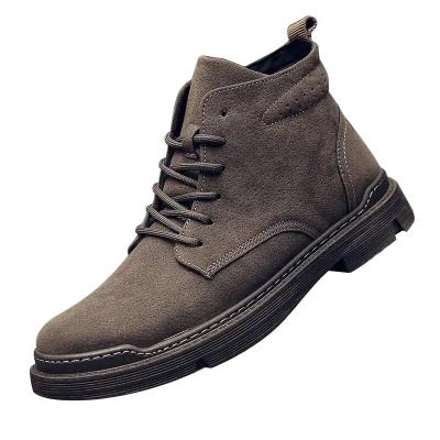 China Low Price Waterproof Men's Mid Color Boots Unique Work Boots Winter Martin Boots Men for sale