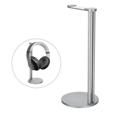 China Wholesale Aluminum Alloy 2022 New Popularity Desktop Gaming Earphone Stand Headset Earphone Stand for sale