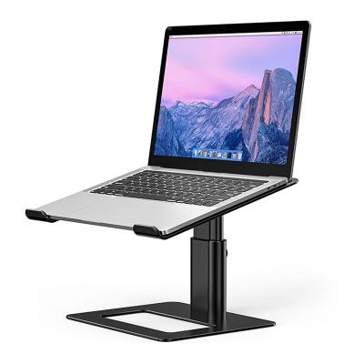 China Good Quality Various Foldable Aluminum Adjustable Laptop Stands Black for sale