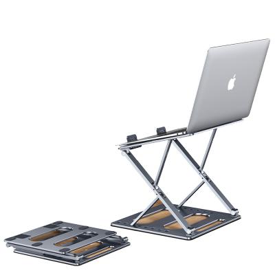 China Wholesale High Quality Foldable Height Adjustment Vertical Metal Laptop Folding Stand for sale