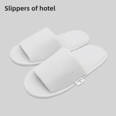 China Travel Home Hotel Terry Towel Slipper Custom Logo Print New Design Luxury Disposable Slipper OEM Best Eco-Friendly Selling Hotel Slipper for sale