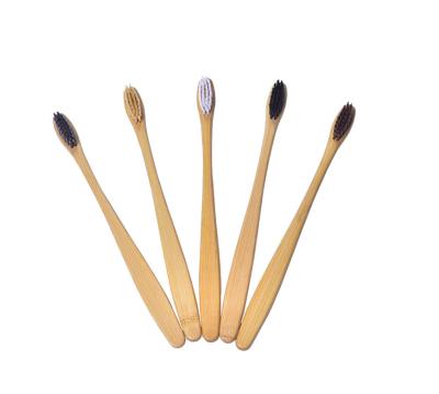 China Wholesale Customized Logo Hotel Use Bamboo Disposable Manual Bamboo Toothbrush for sale