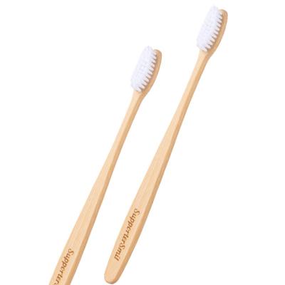 China OEM Logo Custom Hot Sale Travel Disposable Biodegradable Luxury Hotel Bamboo Toothbrush With Paste for sale