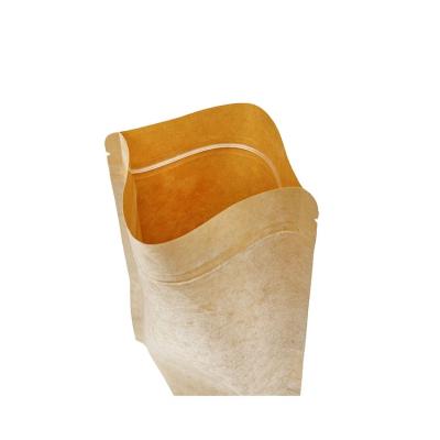 China Recyclable Premium Promotional Biodegradable Food Packaging Bags Custom Kraft Paper Bags for sale