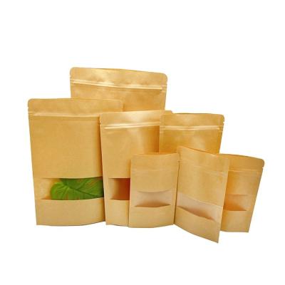 China Factory Direct Sale Recyclable Recycled Kraft Paper Bag With Logo Kraft Paper Bag Custom Food Grade Kraft Paper Bag for sale