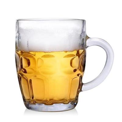 China Minimalist Mug Bar Household Water Glass Mug Tall With Craft Beer Juice Draft Beer Heat Resistant Tea Cup for sale