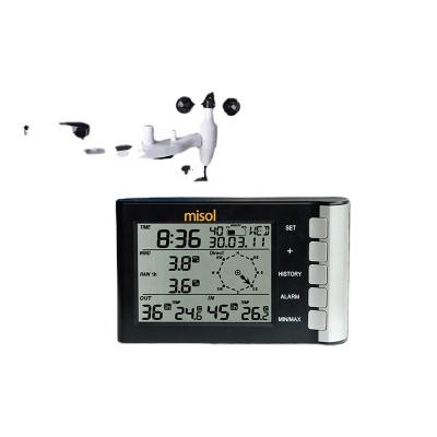 China 24 Hours Temperature Measurement Misol 4 Sets Weather Station WH5300 Professional Weather Station Wind Direction Wind Direction Temperature Humidity Rain 433Mhz for sale