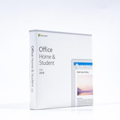 China Microsoft Office Home and Student 2019 for PC Software Retail Box with DVD Office 2019 Home HB 2019 and Student Key Microsoft Office for PC for sale