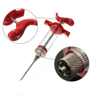 China Meat Injector Syringe Marinade Injector Needles For BBQ Grill Turkey Premium Portable Barbecue Seasoning Injector 30ml& 50ml for sale