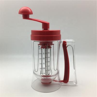 China Sustainable Plastic Pancake Batter Food Dispenser Mixer Cake Tool For Kitchen for sale