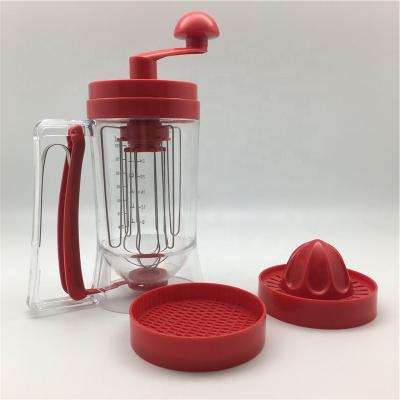 China Sustainable Plastic Pancake Batter Dispenser Blender With Juicer Peeler For Home for sale