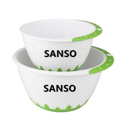 China Viable mixing bowl with lid kitchen accessories plastic salad bowl for sale