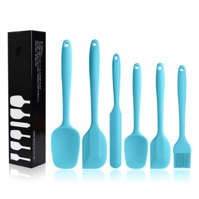 China Disposable Silicone Spatula Sets Heat Resistant Cream Butter Mixing Decorating Spatulas Cooking Tool Non Stick for sale