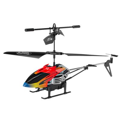 China Mini Radio Control Toys RC Helicopter Heavy Duty Auto Return Remote Control Drop Helicopter Toy With Light USB Charage for sale