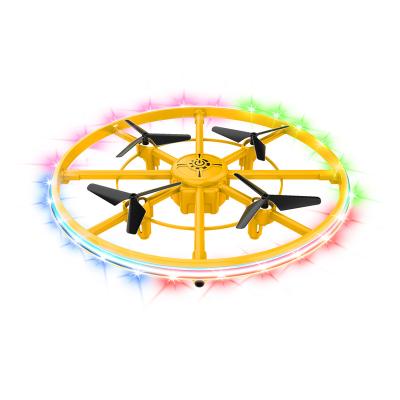 China Four-axis Automatic Return Intelligent Aircraft Flying Saucer Suspended Airplanes Kids Toys Fall-resistant for sale