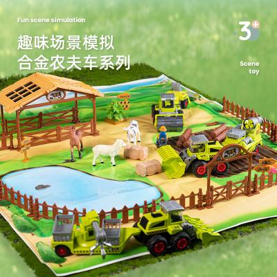 China Children's Toys from Toy Engineering Diecast Construction Cars Toy Set Friction Simulation Alloy Children's Diecast Models Car for sale