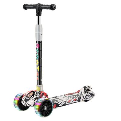 China 2022 wholesale china wholesale cheap kid child kick scooter 3 balancing skating wheels for kids for sale with led light for sale