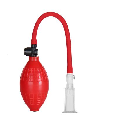 China Clitorial Stimulation Handheld Clitoral Pump with Quick Release Valve Acrylic Cylinder with Vacuum Valve 4 Sizes Available for sale