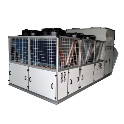 China Hospital Air Cooled DX AHU Clean Room Air Conditioning System Roof Top A/C Wrapped Unit for sale