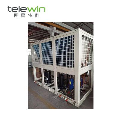 China Hotels Air Cooled Condensing Unit For AHU Well Know Compressor Split Type Industrial Air Conditioner for sale