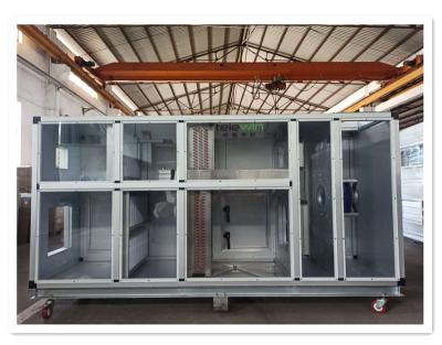 China Hotels Double To Skin Fresh Air Handling Unit Energy Saving Air Conditioner AHU for sale