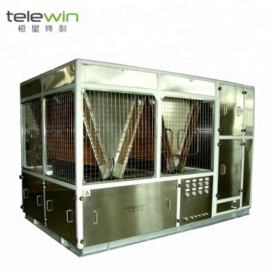 China Hospital DX Cooling And Heating Packaged Ready Made Waterproof Unit Air Handling Unit for sale