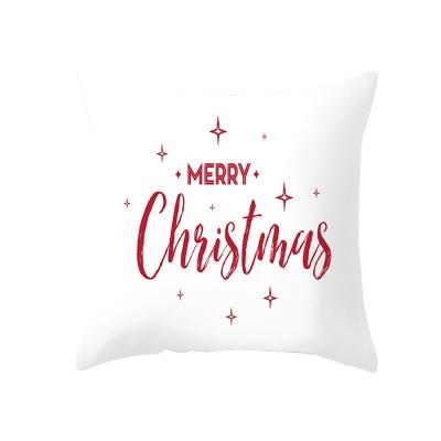 China Soft Anti-Static Cushions Modern Christmas Cushion Cover Sofa Quality Xmas Pillow Case Logo Luxury Custom Pillow Case for sale