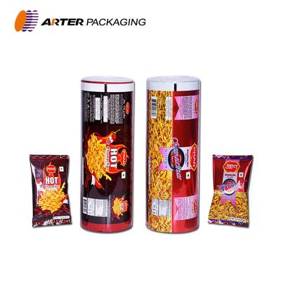 China Custom Food Grade Food Grade Laminated Plastic Heat Seal Aluminum Foil Engraving Custom Printing Moisture Proof Flexible Wrapping Wrapping Film Roll for sale