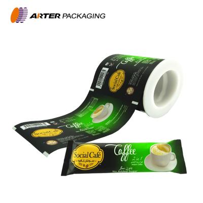 China Moisture Proof Custom Printing Aluminum Foil Instant Coffee Sachet Packaging for sale