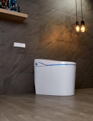 China Actualizar a un diseño moderno Eco Smart Automático Indigente Toilet 4.8L Rápido de flujo de lavado Instalación fácil DIY en venta