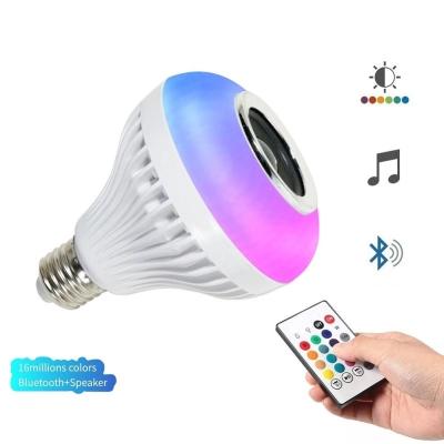 China Smart Music LED Bulb Speaker with Music Function and 80 Ra Color Rendering Index for sale