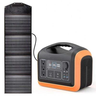 China 110V-240V draagbare zonnecentrale met LiFePO4-batterij en zonnepaneel Te koop