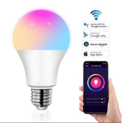 China 2835SMD LED Chip Wi-Fi RGB LED Bulb with Tuya App Control and Dimmable Function for sale