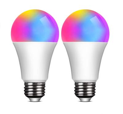 China 7w Wi-Fi Tuya Led A Lampen Rgbw Kleurveranderend Led Bulb Light E27 Auto Led Wifi Smart Lampen voor Hotel Te koop