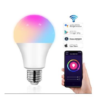 China Lighting and Circuitry Design Wifi Rgb Smart Dimmable 9watt LED Bulb with 2835SMD Chip for sale