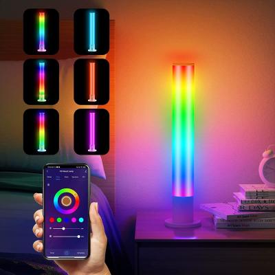 China Design Cool Led Mood Light Tuya Wifi Control Dimming Led Table Lamp com RGB Branco à venda