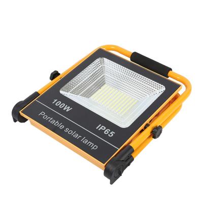 China Solar Powered Super Bright Rechargeable LED Work Light with 80 Ra Color Rendering Index for sale