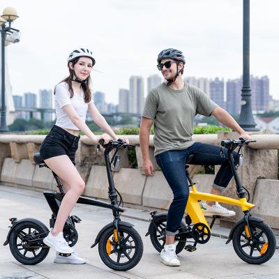 China China Alloy 55Km Long Battery Life 250W Electric Bike Aluminum Bicycle Folding Electric Bike for sale