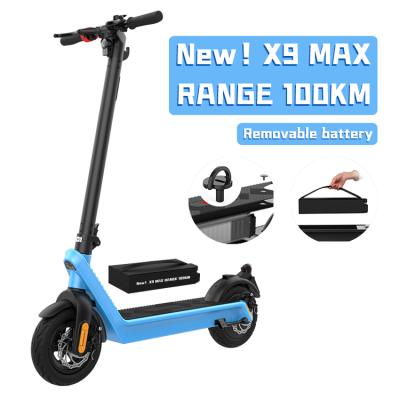 China China Factory Adult Unisex OEM Customization Long Range Big Wheels Adult Electric Scooters for sale