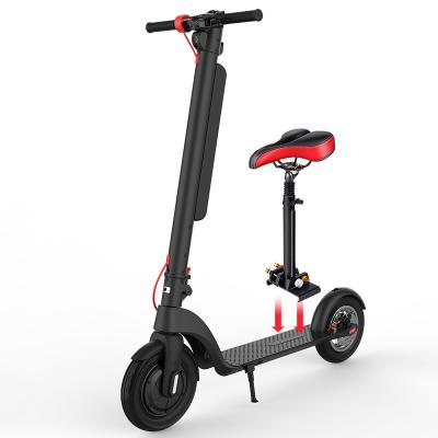 China New 2021 Hx X8 Adult 10 Inch 20km/h Unisex Foldable Electric Scooter for sale