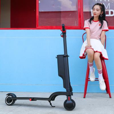 China Unisex Quad Folding E-scooter 250W USB 5.5 Inch 6AH X6 Backpack Electric Scooters for sale